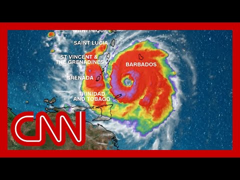 Hurricane Beryl strengthens as it takes aim at the Windward Islands