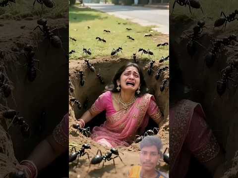 A woman was attacked by a group of ants, and the puppy saved her#cute #guanyin #shorts #ai