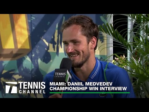 Daniil Medvedev: 2023 Miami Championship Win Interview