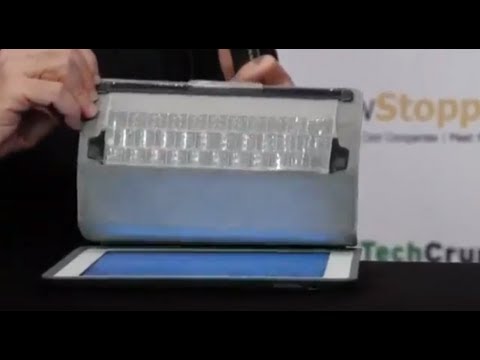 TouchFire iPad Onscreen Keyboard | TechCrunch At CES 2013 - UCCjyq_K1Xwfg8Lndy7lKMpA
