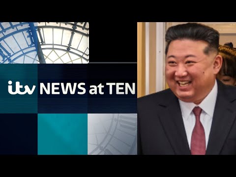 Watch ITV News at Ten LIVE - as Kim Jong Un arrives to join Xi and Putin at huge military parade