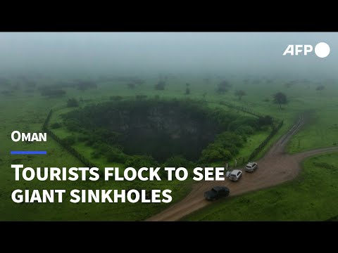 Mind the gap: Oman's giant sinkholes seek to draw in tourists | AFP