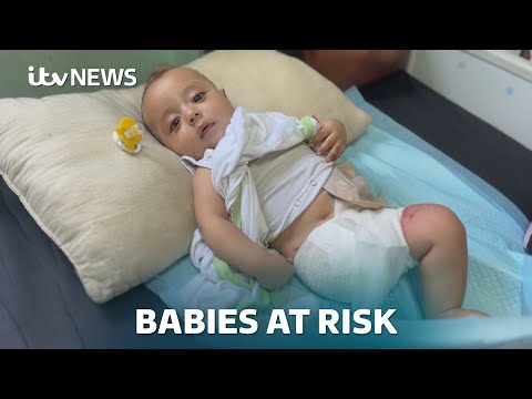 'I’m watching my son die' - Gaza's young lives at risk without medical evacuation | ITV News