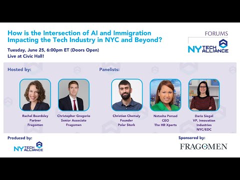 How is the intersection of AI and immigration impacting the Tech
Industry In NYC And beyond?