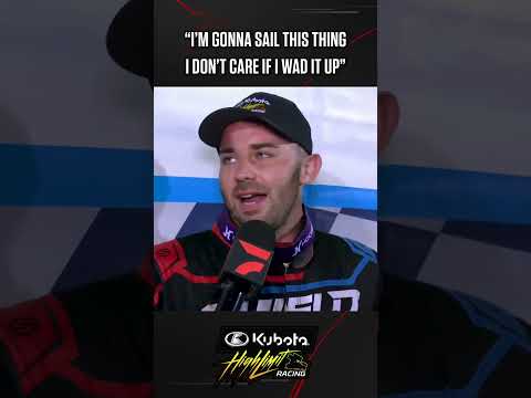 🏁 Justin Sanders was elated after earning his first national sprint car win #Kubota #HighLimitRacing - dirt track racing video image