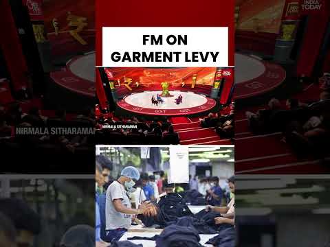Finance Minister Speaks on Garment Levy | India Today