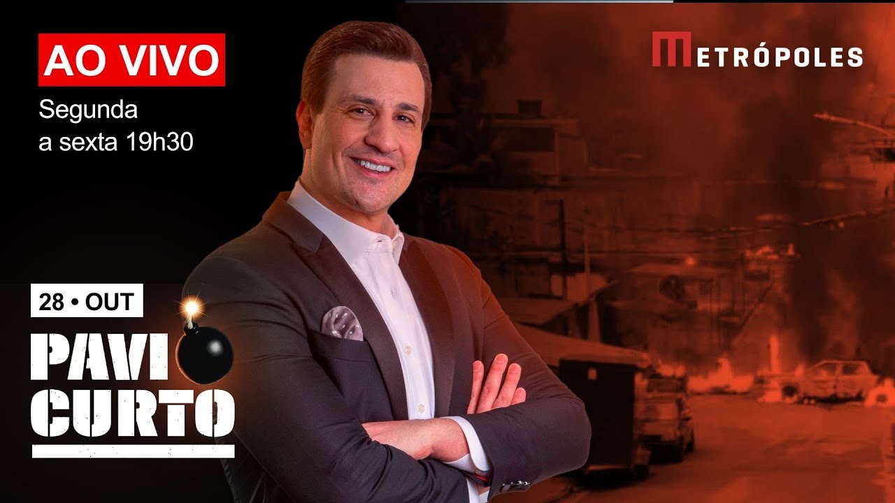 PAVIO CURTO COM PAVINATTO AO VIVO (28/10): GUERRA NO RJ; BOLSONARO; STF; E OUTRAS NOTÍCIAS RUINS
