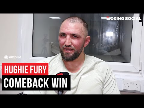 Emotional hughie fury reacts to hard earned points victory on boxing return
