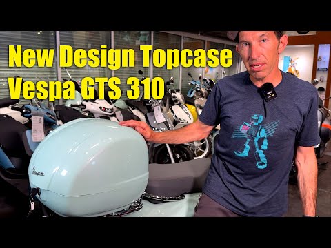New Design Original Vespa Top Case for 2025 GTS 310 & Installation