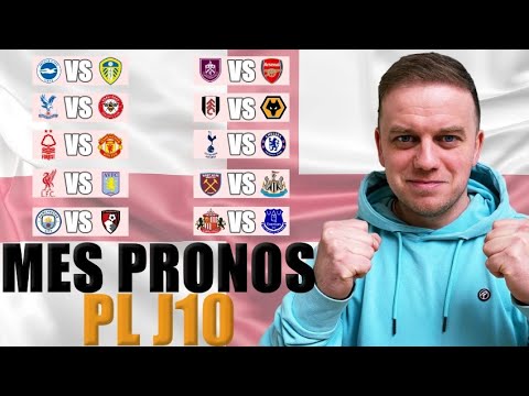 🏴 MES PRONOSTICS PREMIER LEAGUE 🏴 ( Journée 10 )