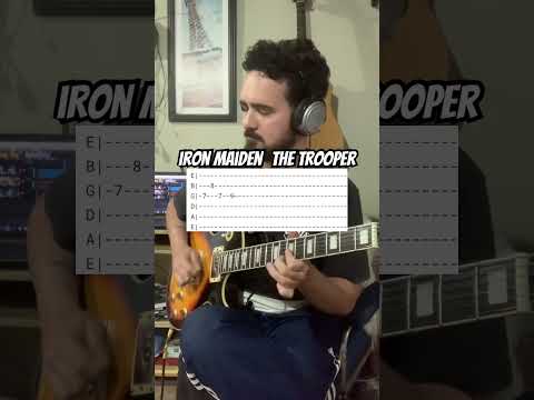 iron maiden the trooper #guitar #ironmaiden #guitarristaslatinos #guitartabs #guitar #guitarmeme