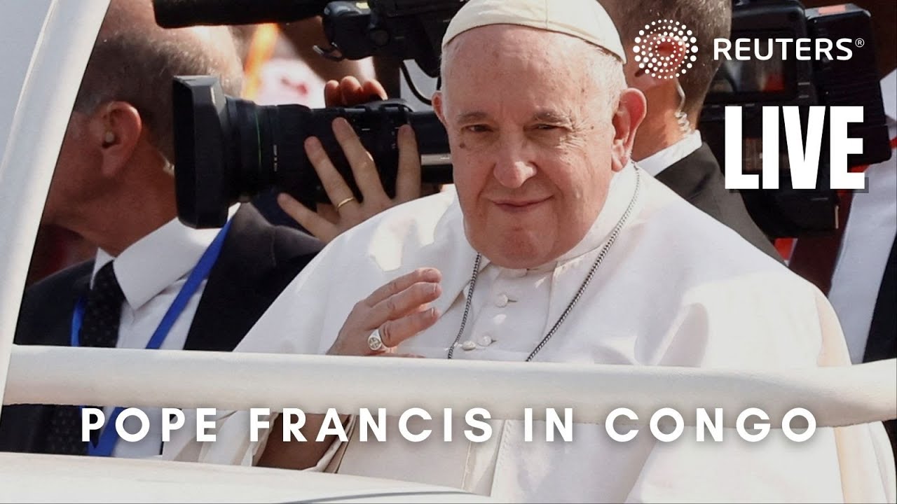 LIVE: Pope Francis meets with Priests in Cathedral Notre Dame Du Congo