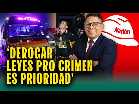 'No hay desarrollo sin seguridad': La prioridad de Ahora Nación en el Congreso
