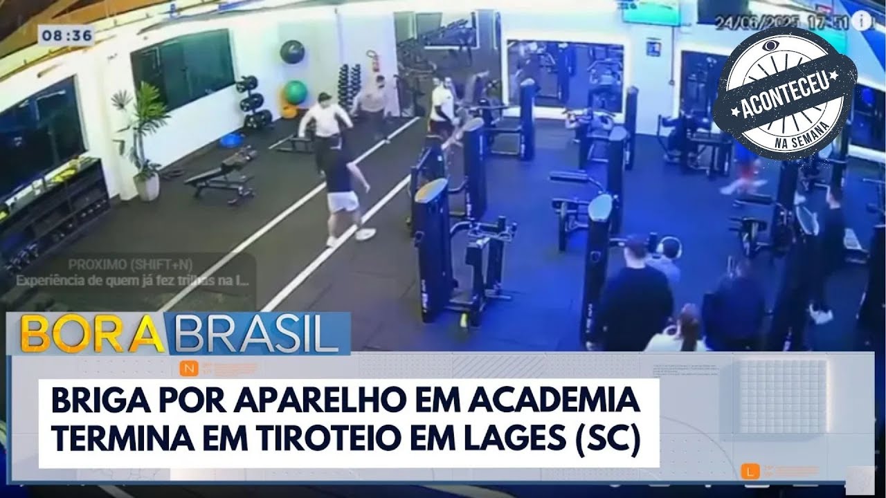 Aconteceu na Semana | Briga por aparelho em academia termina em tiroteio em Lages (SC)