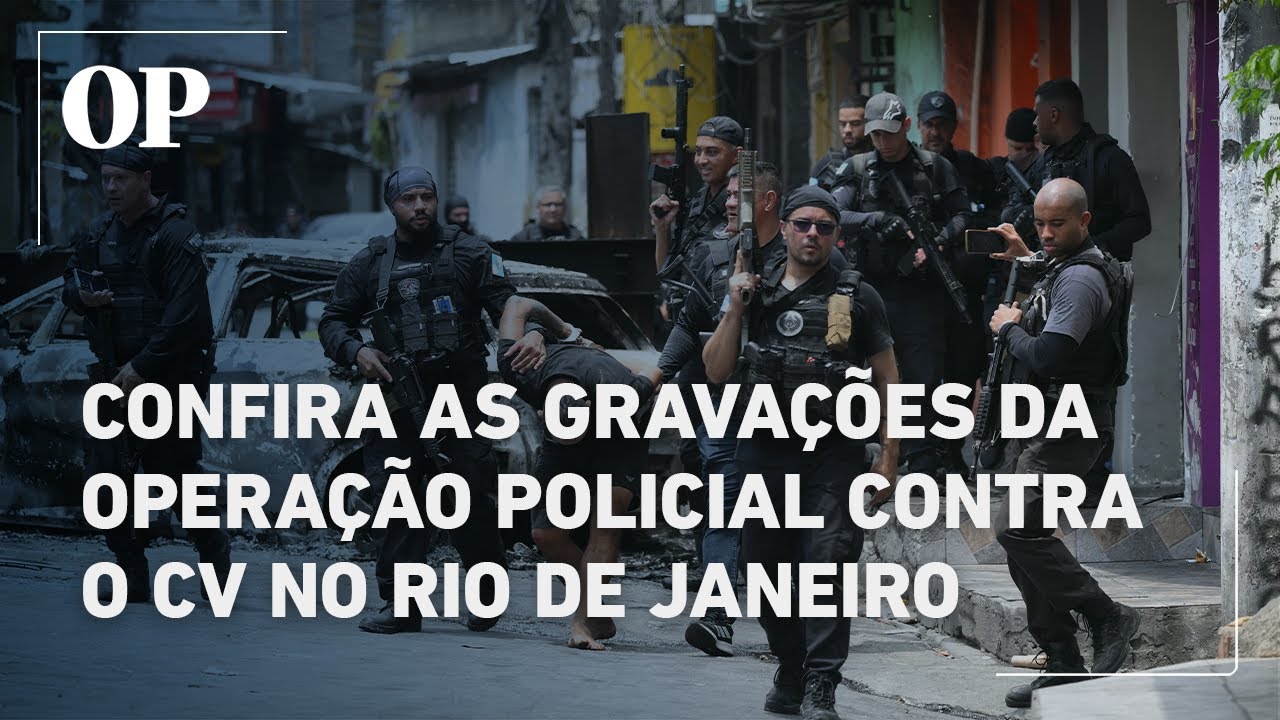 Assista aos vídeos da operação policial contra o CV no Rio de Janeiro TV Online Assista aos vídeos da operação policial contra o CV no Rio de Janeiro