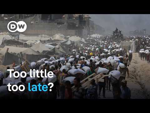 Competing narratives as Israel lets more aid into Gaza | DW News