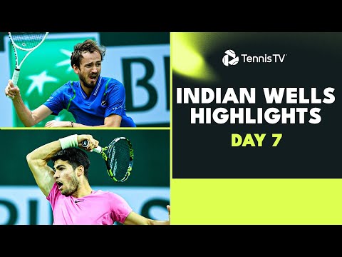 Medvedev & Zverev EPIC; Alcaraz, Sinner, Rublev all in Action | 2023 Indian Wells Day 7 Highlights