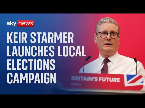 Starmer and Rayner launch Labour's local election campaign