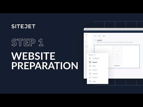 Sitejet - Website Preparation