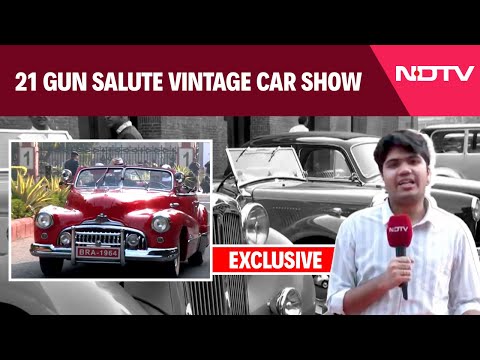 Vintage Cars In India | 150 Vintage Cars, Vintage Motorbikes On Display In Delhi