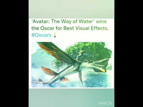 Avatar: The Way of Water’ wins the Oscar for Best Visual Effects. #Oscars   