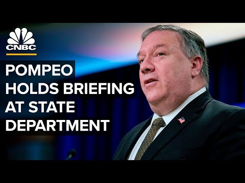 WATCH LIVE: Secretary Mike Pompeo delivers remarks at the State Department — 8/5/2020