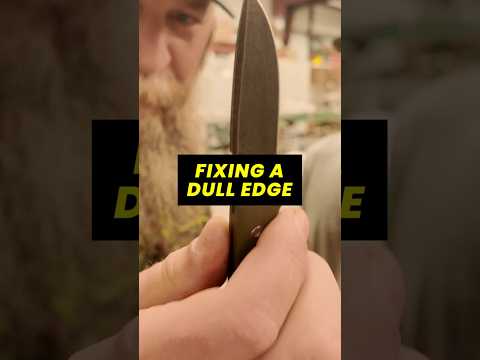 How to Restore a Dull Knife Without Sharpening #strop #edc #gear