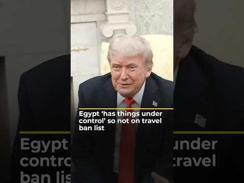 Trump takes swipe at Angela Merkel for her migration policies | AJ #shorts