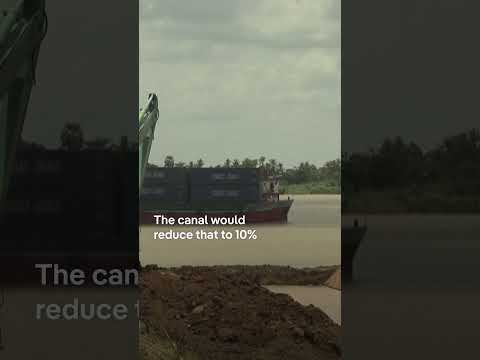 Cambodia's China funded $1.7 billion canal | DW News