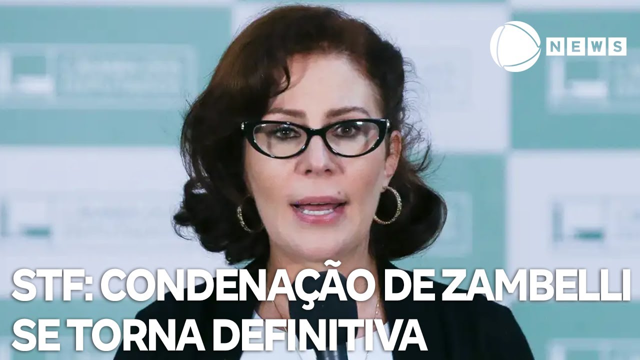 STF torna definitiva condenação de Carla Zambelli por perseguição armada  TV Online STF torna definitiva condenação de Carla Zambelli por perseguição armada