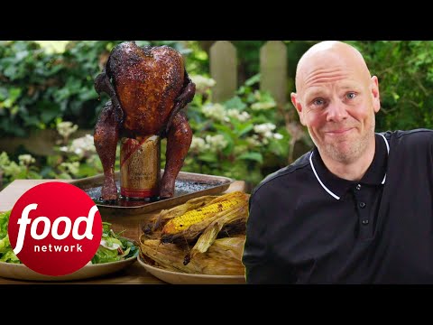 Tom Makes A Jerk Spiced Chicken That's Sat On Top Of A Beer Can | Tom Kerridge Barbecues
