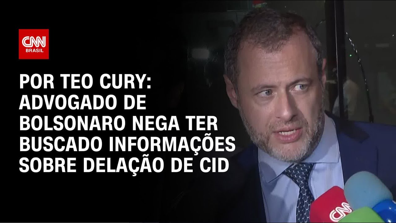 Advogado de Bolsonaro nega ter buscado informações sobre delação de Cid | CNN 360º