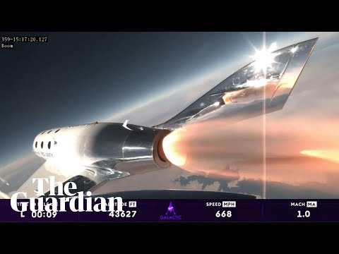 Virgin Galactic successfully flies tourists to space for first time