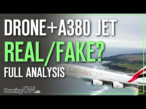 DroningON | Did A Drone Film This A380 Jet? Real/Fake - Full Analysis - UCYoEOmvbMm0LX6AsIwANvug