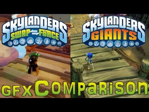 Skylanders Swap Force vs Giants Gameplay & Graphics Comparison - PS3 360 PS4 Xbox-One Wii-U - UCyg_c5uZ7rcgSPN85mQFMfg