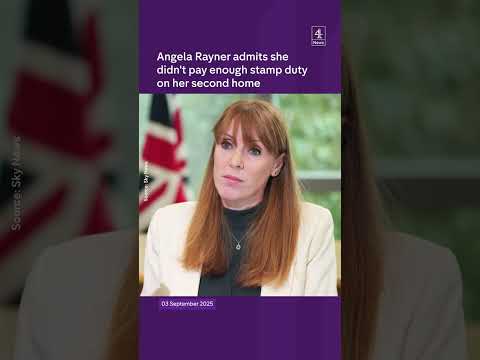 Angela Rayner has admitted she didn't pay enough stamp duty on her second home