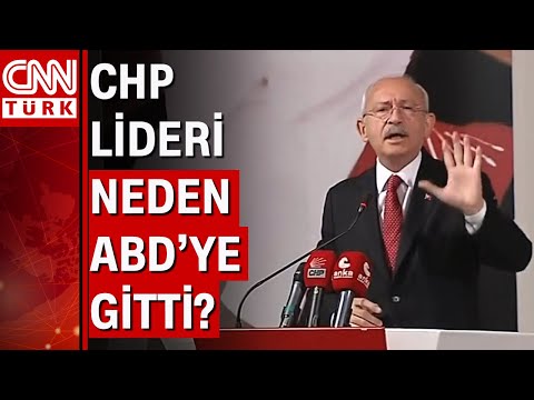 CHP lideri Kılıçdaroğlu ABD'de! Boston'da iki üniversiteyi ziyaret edecek