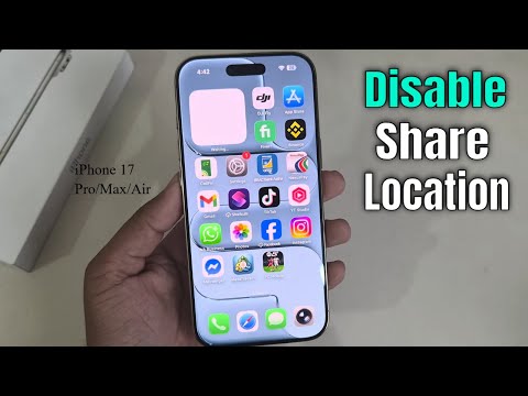 iPhone 17 Air: How to disable share my location on iPhone?