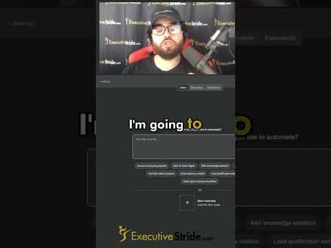 AI Workflow Builder: Ditching Manual Nodes Forever?! #shorts
