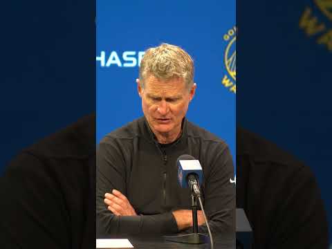 Steve Kerr on how complicated it gets to evaluate this team if Jonathan Kuminga is out