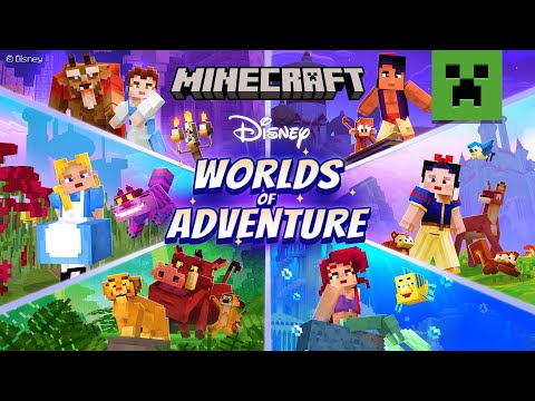 Minecraft x Disney Worlds of Adventure DLC