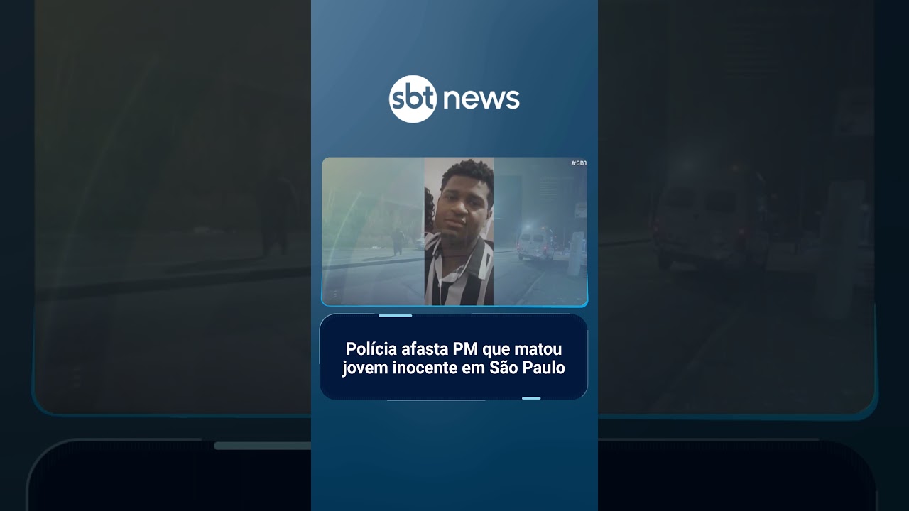 PM confunde assaltante e mata jovem que saía do trabalho na zona sul de SP | #SBTBrasil
