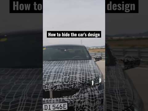 How BMW hides their cars with camouflage