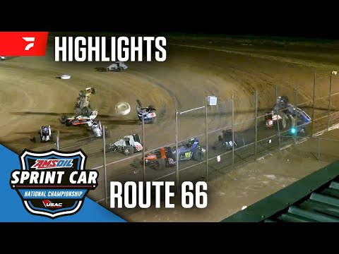𝑯𝑰𝑮𝑯𝑳𝑰𝑮𝑯𝑻𝑺: USAC AMSOIL National Sprint Cars | Route 66 Motor Speedway | October 18, 2025 - dirt track racing video image