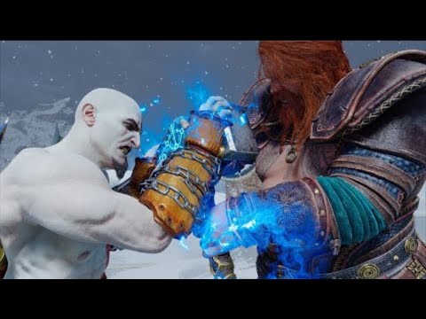 God Of War Ragnarok Young Kratos Vs Thor Boss Fight