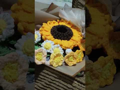 💛 #sunflower #crochet #love #shorts