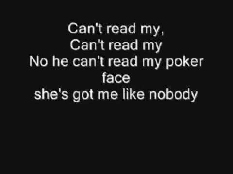 Poker Face -Lady GaGa With Lyrics