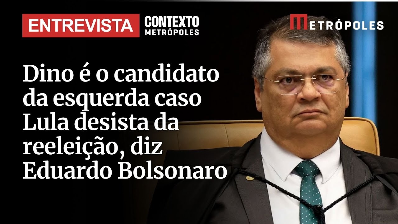 Dino é o candidato da esquerda caso Lula desista da reeleição, diz Eduardo Bolsonaro