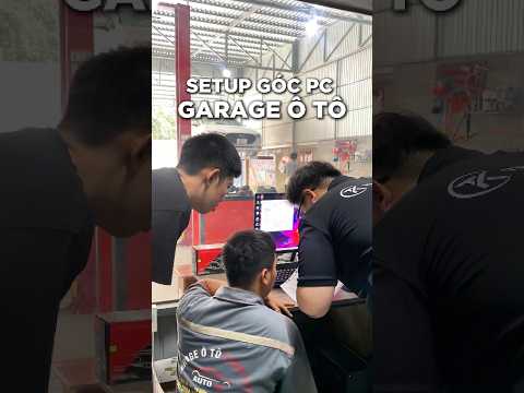 Setup góc PC Garage ô tô cho 2 anh trai thân thiện 🔥
