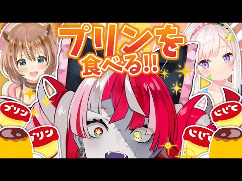 【EAT-A-LONG】REVIEWING JAPANESE PUDDING!!【Kureiji Ollie】